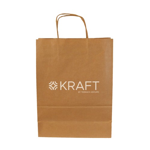 Sac papier kraft anses torsadées - 3