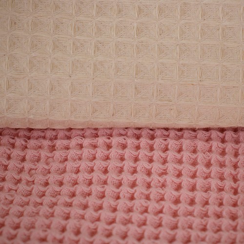 Trousse en coton nid d'abeille - 10