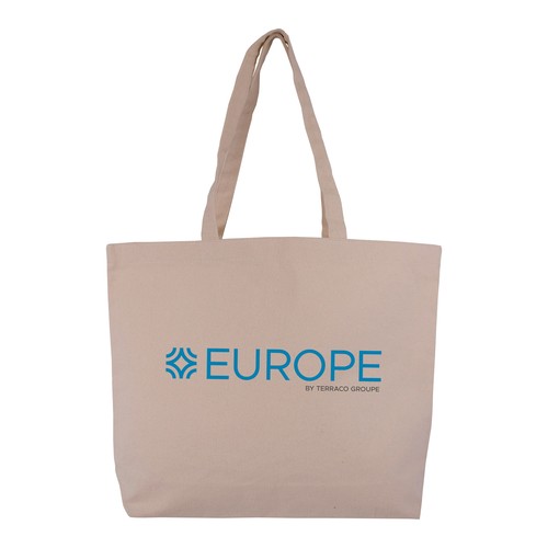 Sac soufflet fond coton naturel 400 gr - 1