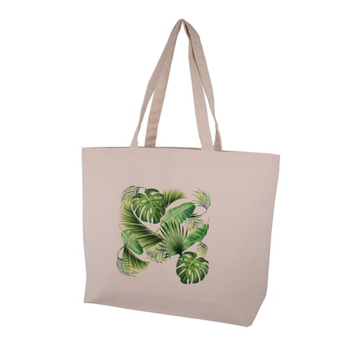 Sac soufflet fond coton naturel 400 gr - 5