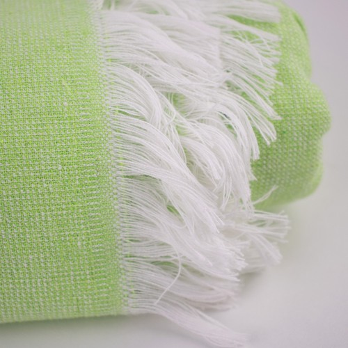 Fouta rayée bicolore - 3