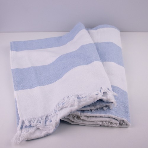 Fouta rayée bicolore - 2