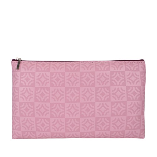 Trousse plate en PU avec doublure - 7