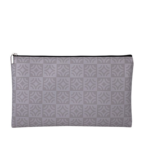 Trousse plate en PU avec doublure - 10