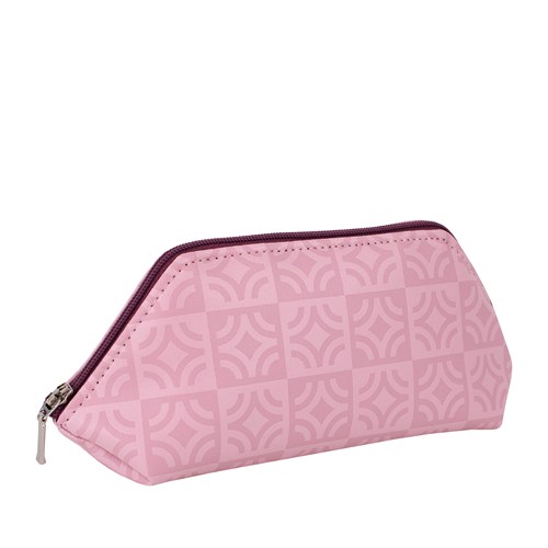Trousse hexagonal en PU avec doublure - 10