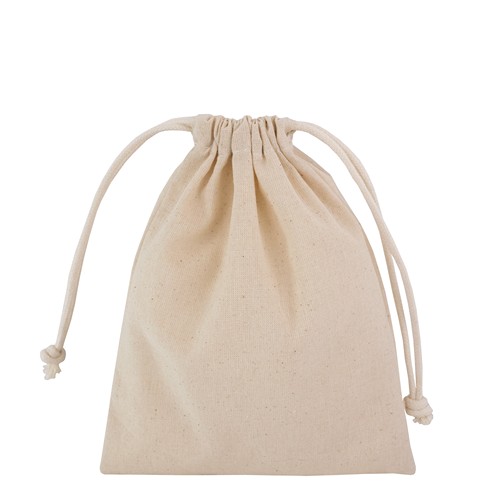 Petit pochon 2 cordons en coton recyclé 150 g - 3