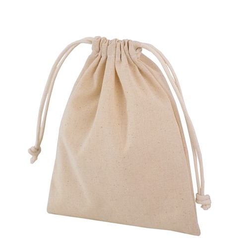 Petit pochon 2 cordons en coton recyclé 150 g - 4