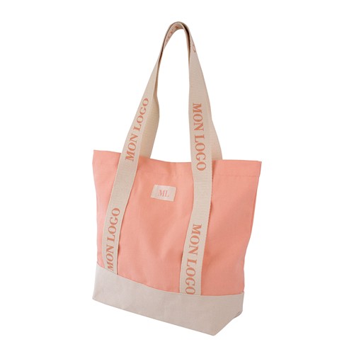 Sac avec soufflet de fond double en coton - 3