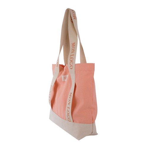 Sac avec soufflet de fond double en coton - 4