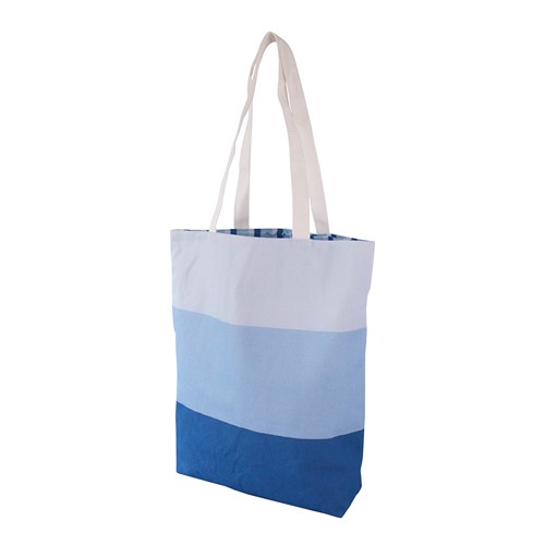 Sac reversible avec soufflet de fond en coton - 4