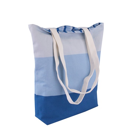 Sac reversible avec soufflet de fond en coton - 5