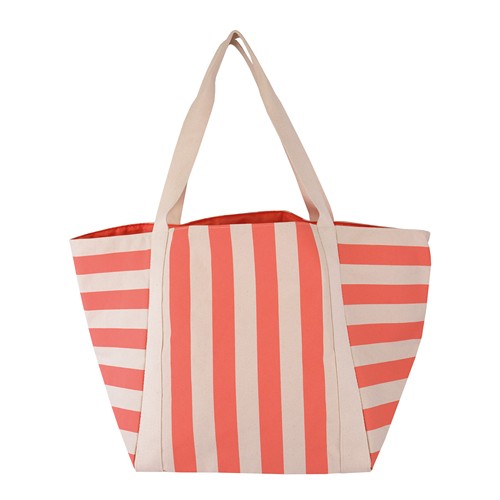 Sac cabas carré en coton avec doublure - 1