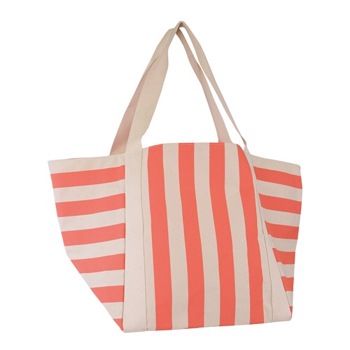 Sac cabas carré en coton avec doublure - 4