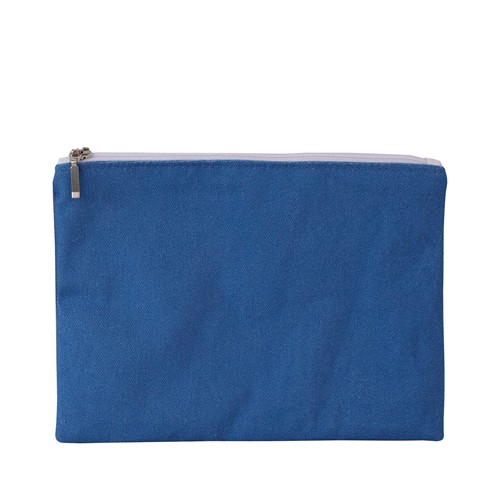 Trousse plate en coton avec doublure - 3