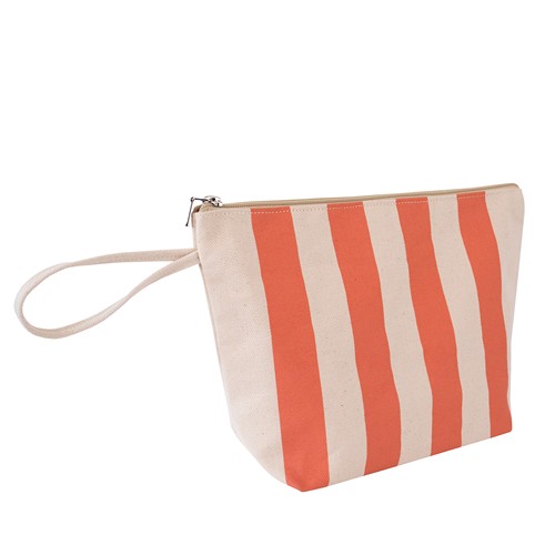 Trousse soufflet de fond en coton avec sangle - 2