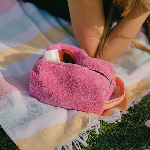 Trousse rectangulaire en éponge avec doublure imperméable - 2