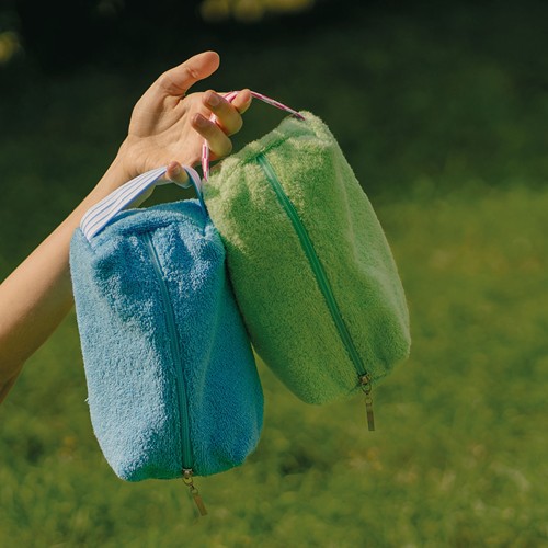 Trousse rectangulaire en éponge avec doublure imperméable - 4