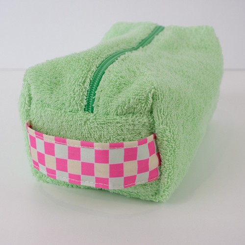 Trousse rectangulaire en éponge avec doublure imperméable - 7