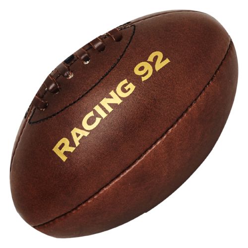 MINI BALLON DE RUGBY VINTAGE CUIR - 2