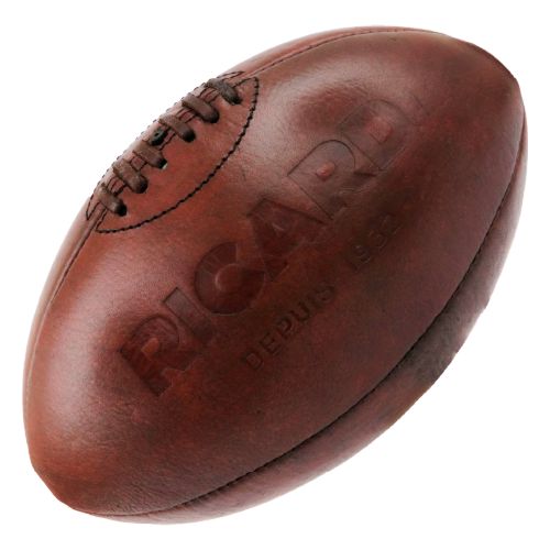 BALLON DE RUGBY VINTAGE CUIR - 5