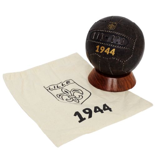 MINI BALLON DE FOOTBALL VINTAGE SIMILI-CUIR - 2