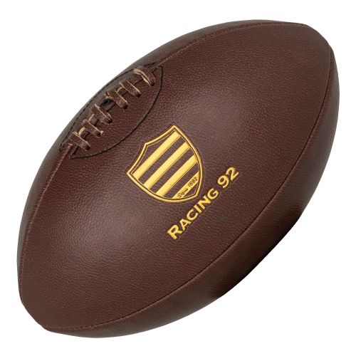 BALLON DE RUGBY VINTAGE SIMILI-CUIR - 3
