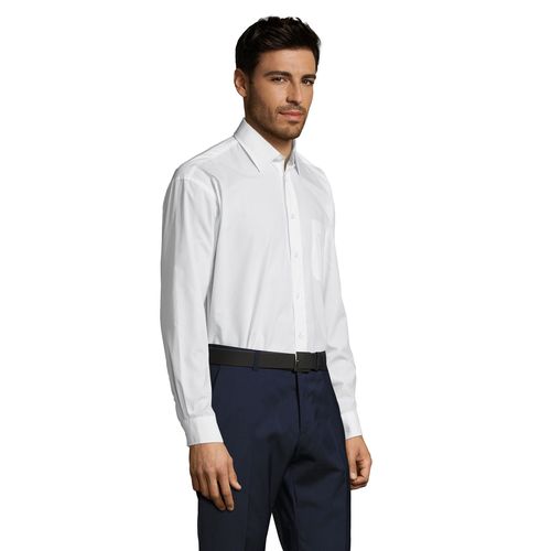CHEMISE HOMME POPELINE MANCHES LONGUES SOL'S BALTIMORE - 5