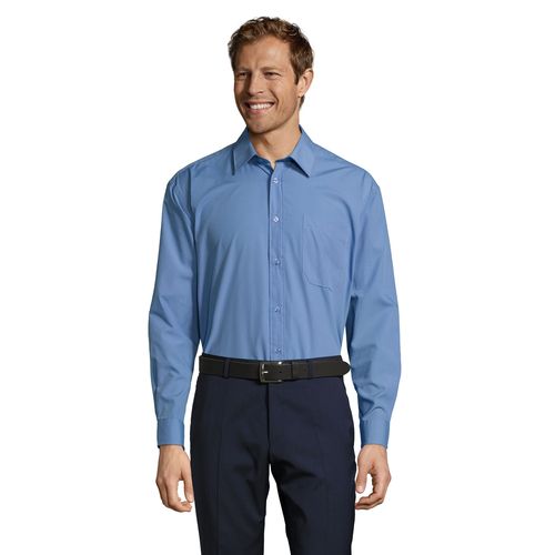 CHEMISE HOMME POPELINE MANCHES LONGUES SOL'S BALTIMORE