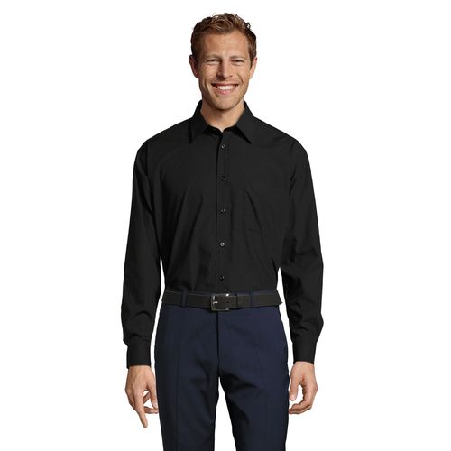 CHEMISE HOMME POPELINE MANCHES LONGUES SOL'S BALTIMORE