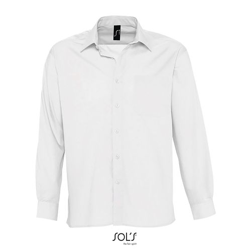 CHEMISE HOMME POPELINE MANCHES LONGUES SOL'S BALTIMORE - 6