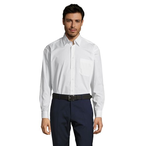 CHEMISE HOMME POPELINE MANCHES LONGUES SOL'S BALTIMORE - 3