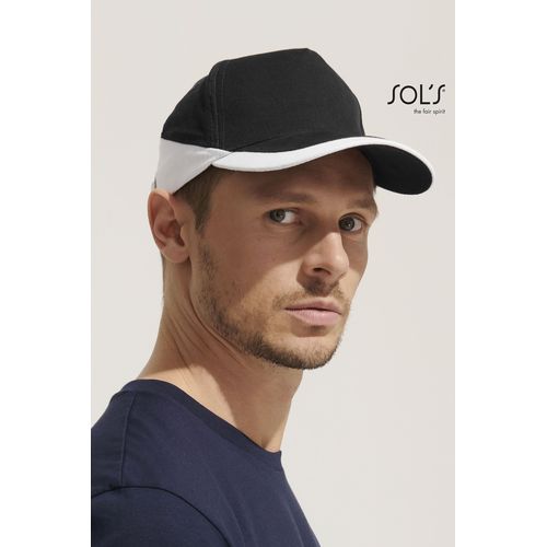CASQUETTE BICOLORE 5 PANNEAUX SOL'S BOOSTER - 2