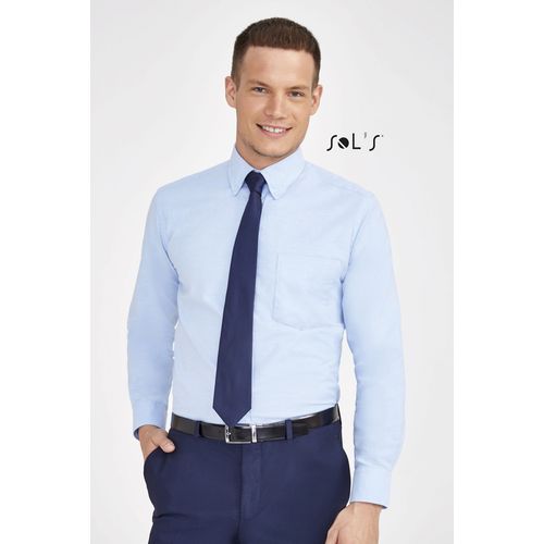 CHEMISE HOMME OXFORD MANCHES LONGUES SOL'S BOSTON - 2