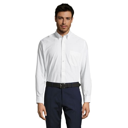 CHEMISE HOMME OXFORD MANCHES LONGUES SOL'S BOSTON - 3
