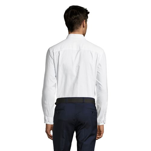 CHEMISE HOMME OXFORD MANCHES LONGUES SOL'S BOSTON - 4