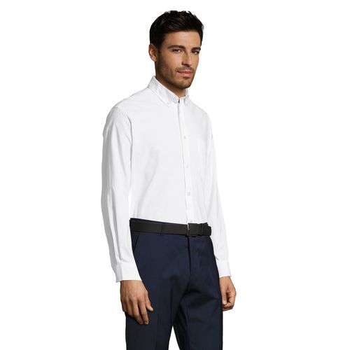 CHEMISE HOMME OXFORD MANCHES LONGUES SOL'S BOSTON - 5