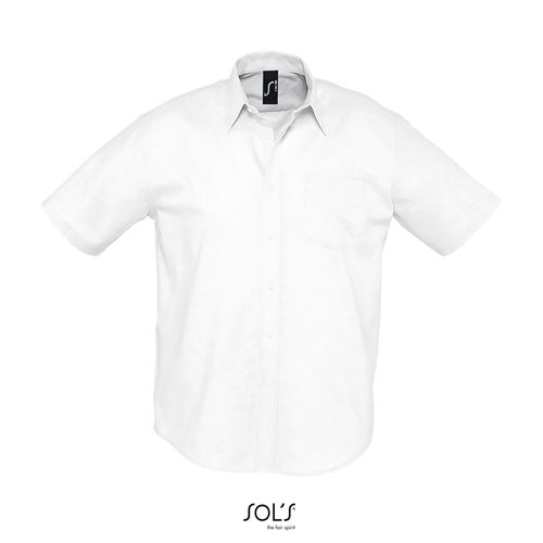 CHEMISE HOMME OXFORD MANCHES COURTES SOL'S BRISBANE