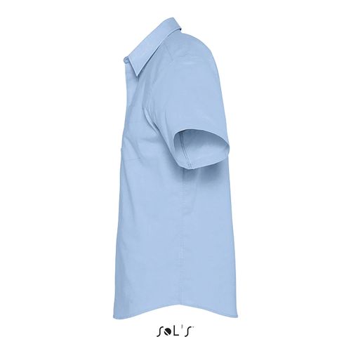 azul celeste CAMISA OXFORD HOMBRE MANGA CORTA SOL'S BRISBANE