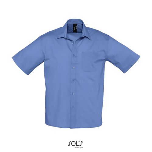 CHEMISE HOMME POPELINE MANCHES COURTES SOL'S BRISTOL