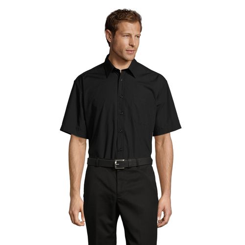 CHEMISE HOMME POPELINE MANCHES COURTES SOL'S BRISTOL