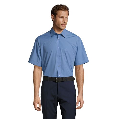 CHEMISE HOMME POPELINE MANCHES COURTES SOL'S BRISTOL