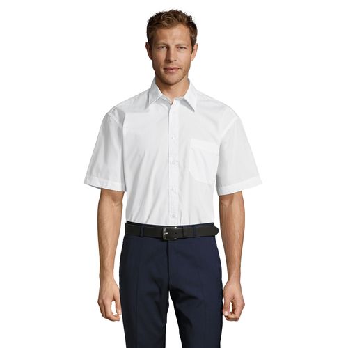 CHEMISE HOMME POPELINE MANCHES COURTES SOL'S BRISTOL - 3