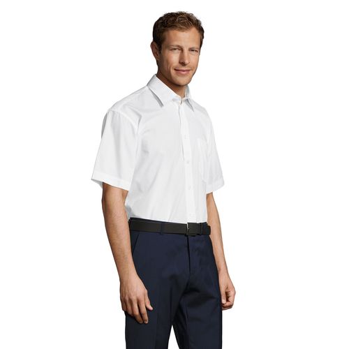 CHEMISE HOMME POPELINE MANCHES COURTES SOL'S BRISTOL - 5
