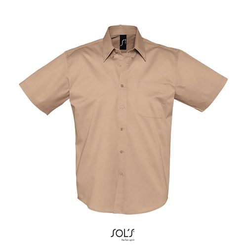 CHEMISE HOMME EN TWILL DE COTON MANCHES COURTES SOL'S BROOKLYN - 6