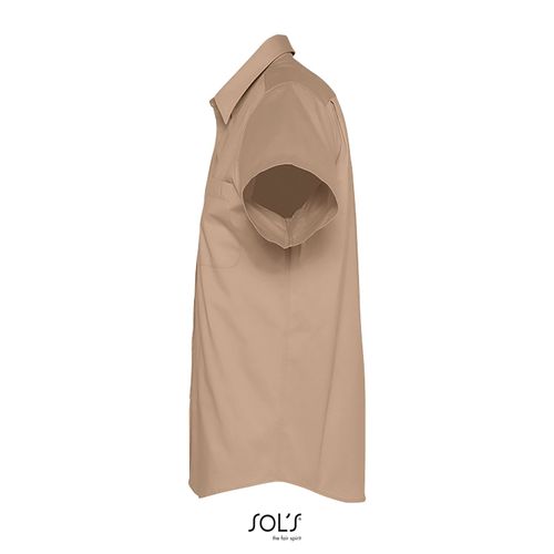 CHEMISE HOMME EN TWILL DE COTON MANCHES COURTES SOL'S BROOKLYN - 8