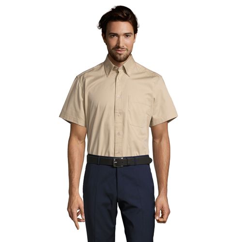 CHEMISE HOMME EN TWILL DE COTON MANCHES COURTES SOL'S BROOKLYN - 3