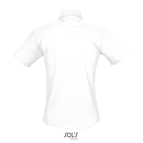 white CAMISA OXFORD MANGA CORTA PARA MUJER SOL'S ELITE
