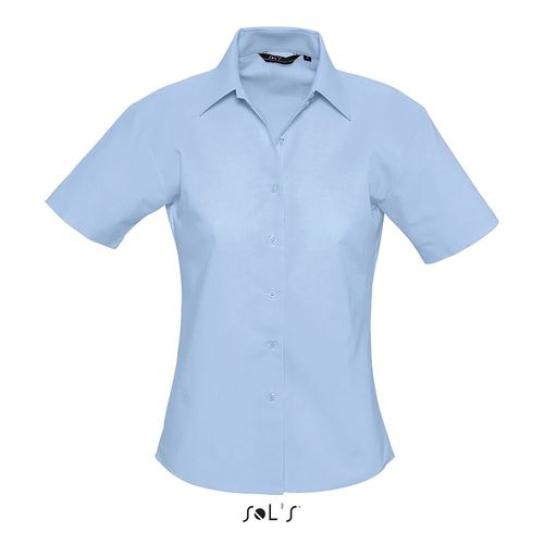 CHEMISE FEMME OXFORD MANCHES COURTES SOL'S ELITE
