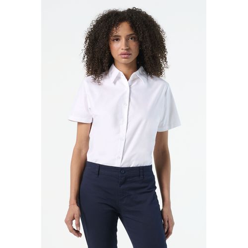 CHEMISE FEMME OXFORD MANCHES COURTES SOL'S ELITE - 1