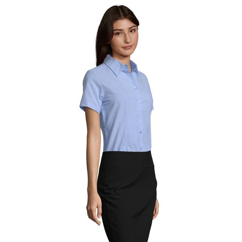CHEMISE FEMME OXFORD MANCHES COURTES SOL'S ELITE